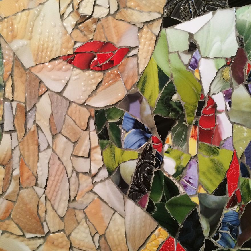 I Made A Mosaic Portrait From Regular Ceramic Tiles I Made A Mosaic Portrait From Regular Ceramic Tiles