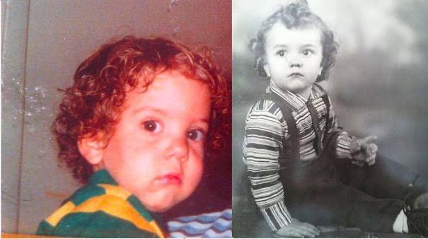 Son (left) Father (right)