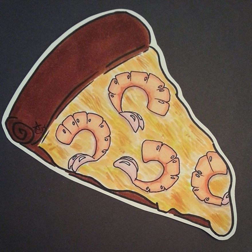 I Draw Cute Food Stickers With Pens And Markers I Draw Cute Food Stickers With Pens And Markers