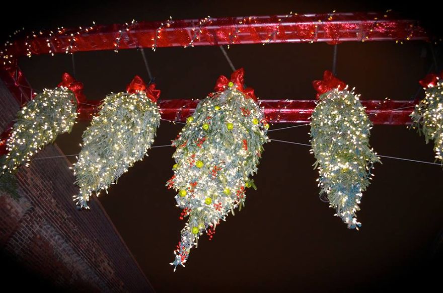 Toronto Christmas Market - Upside Down Christmas Trees