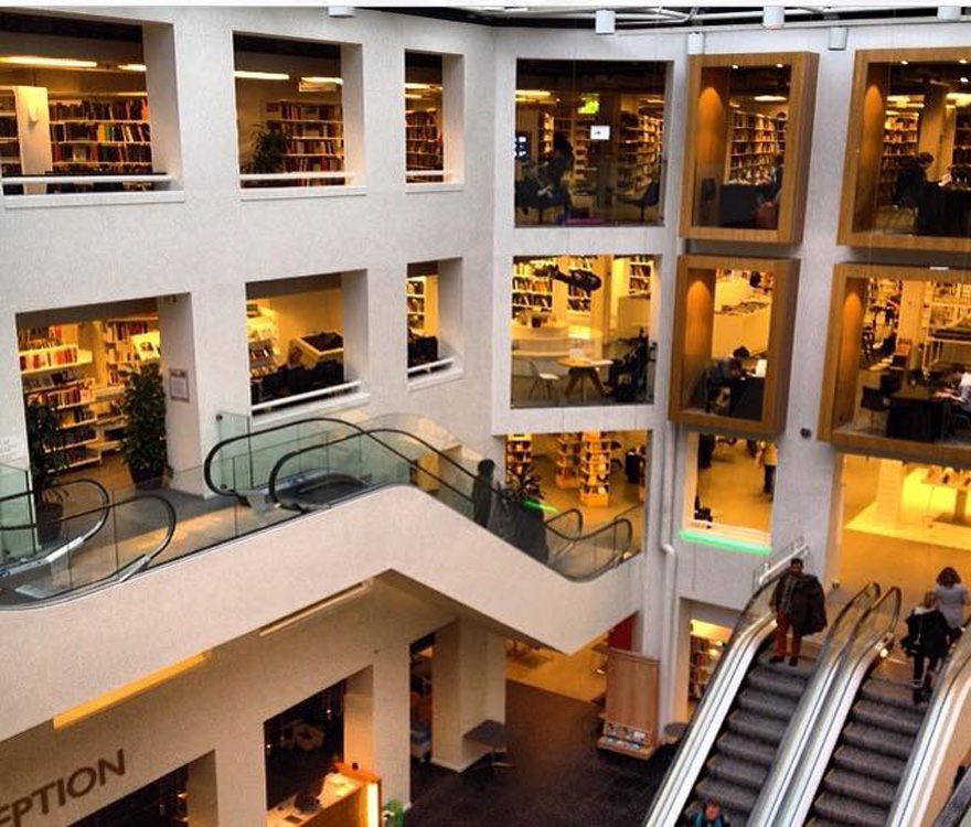 Copenhagen Main Library , Copenhagen, Denmark