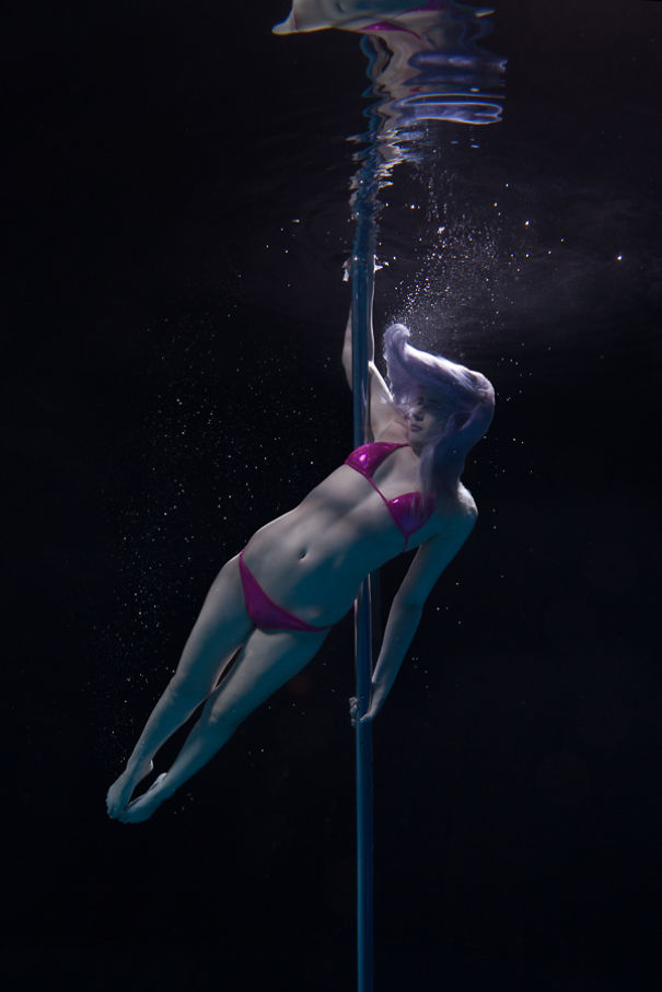 Incredible Underwater Pole Dancing Photographs By Brett Stanley