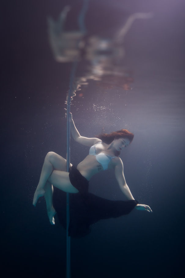Incredible Underwater Pole Dancing Photographs By Brett Stanley Incredible Underwater Pole Dancing Photographs By Brett Stanley