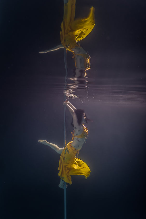 Incredible Underwater Pole Dancing Photographs By Brett Stanley