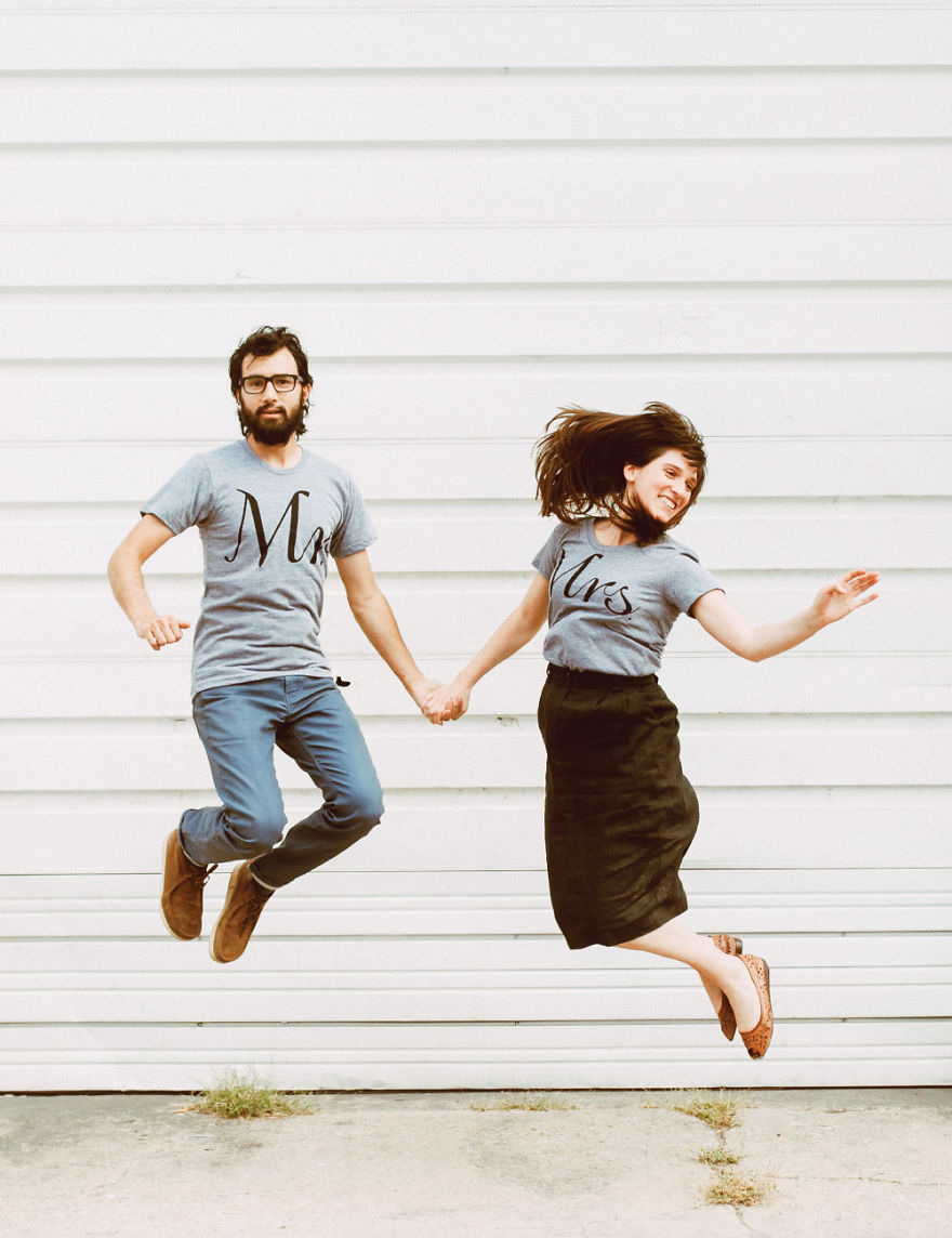 Mr. And Mrs. T-shirt Set