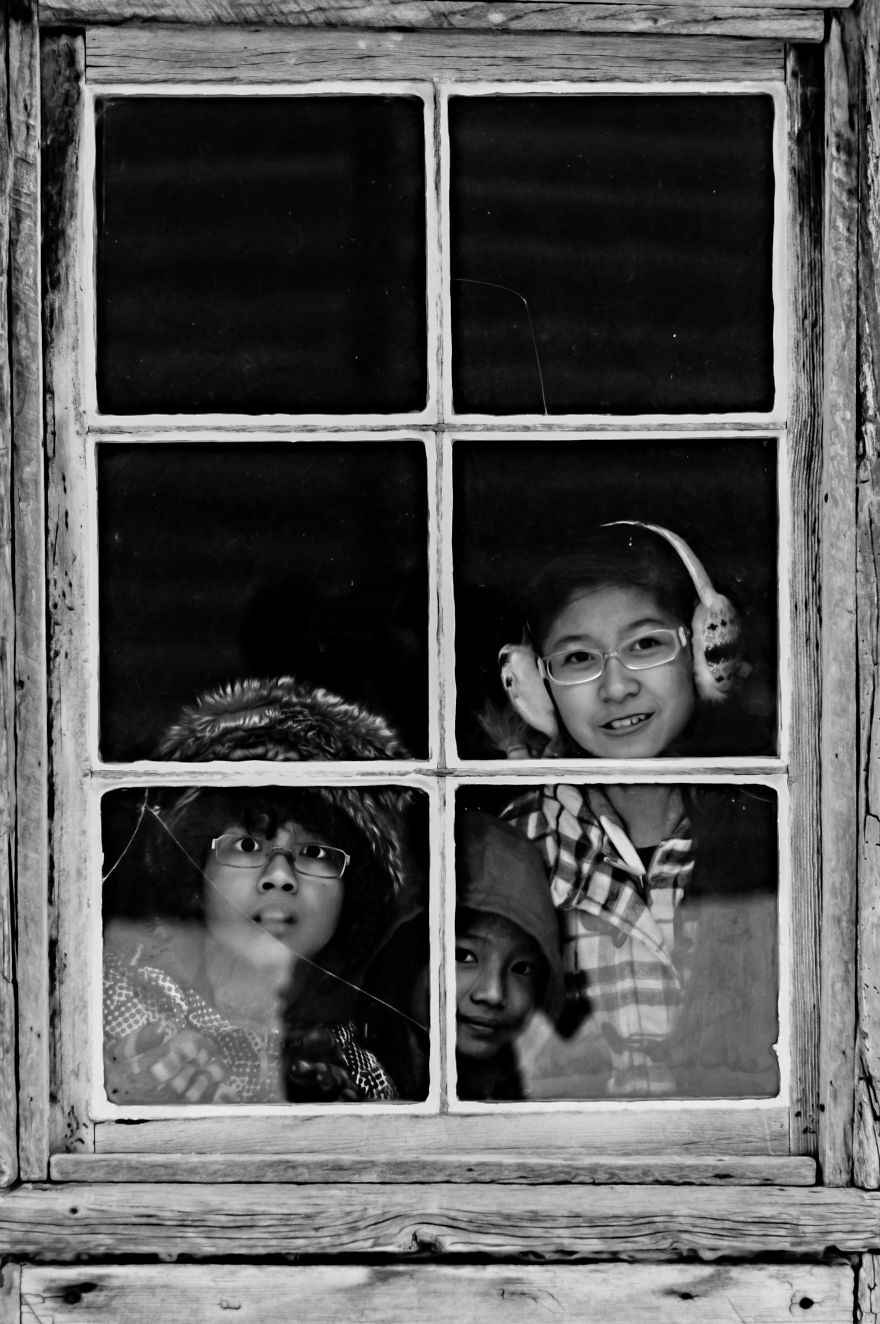 Children At The 'festival Du Voyageur' In Winnipeg, Manitoba