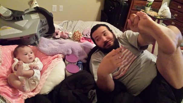 Stretching Before The Big Race!