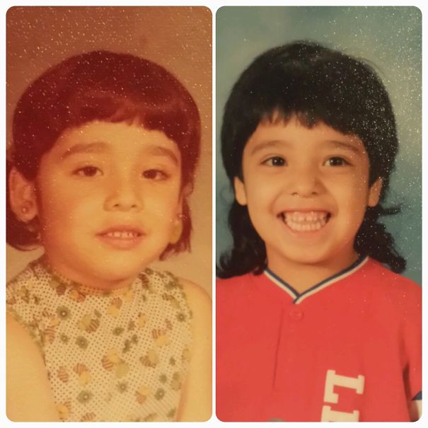 Mother And Son, 18 Years Apart