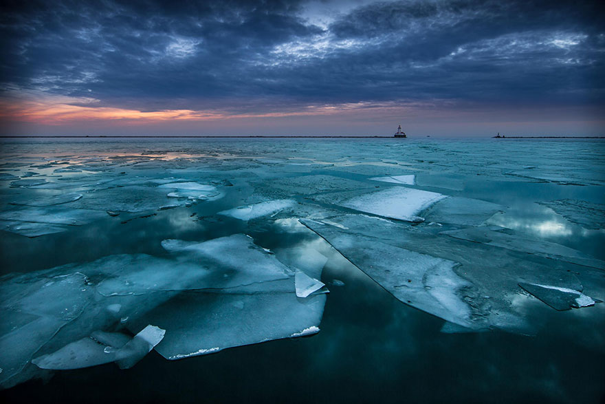 Lake Michigan In Chicago, USA