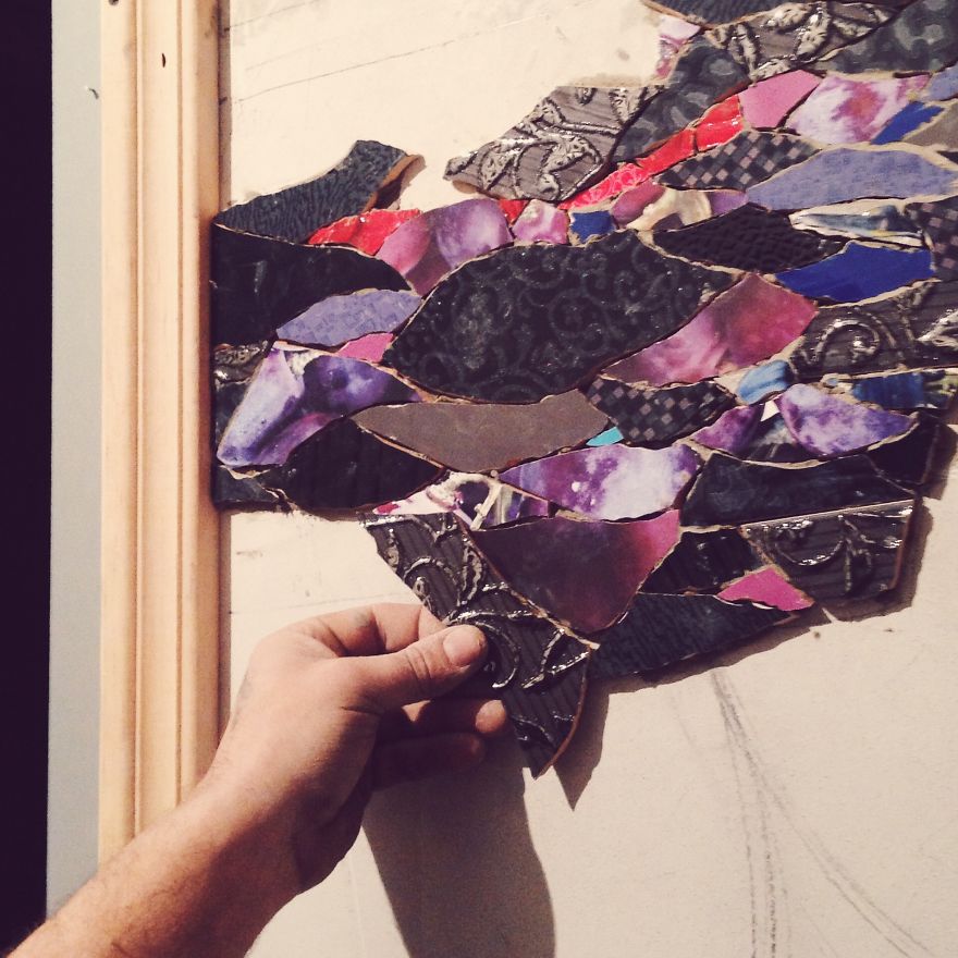 I Made A Mosaic Portrait From Regular Ceramic Tiles I Made A Mosaic Portrait From Regular Ceramic Tiles