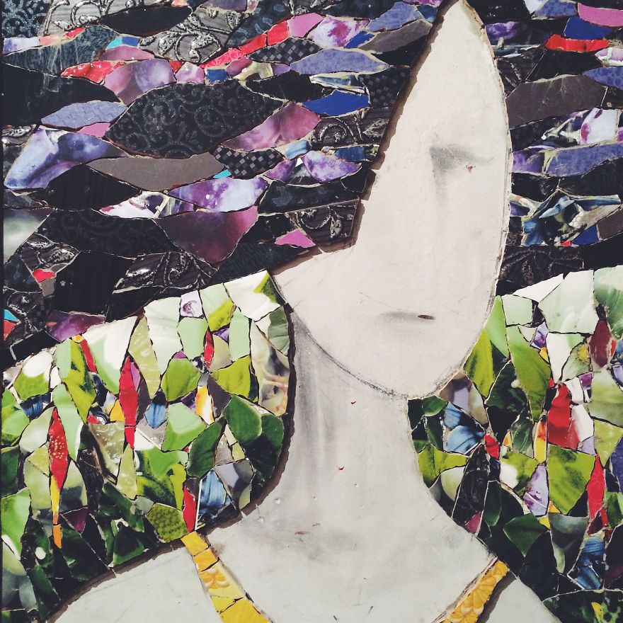 I Made A Mosaic Portrait From Regular Ceramic Tiles I Made A Mosaic Portrait From Regular Ceramic Tiles