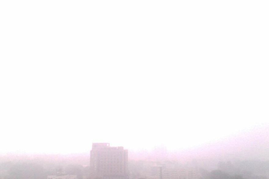 Pollution In Beijing From The Seventeenth Floor