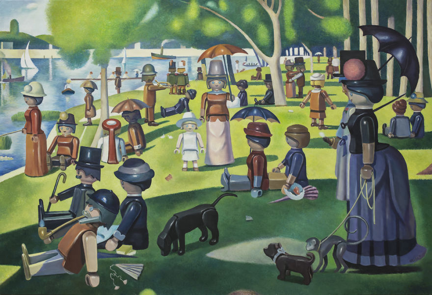 I Reimagine Famous Paintings With Playmobil Figures As Main Characters