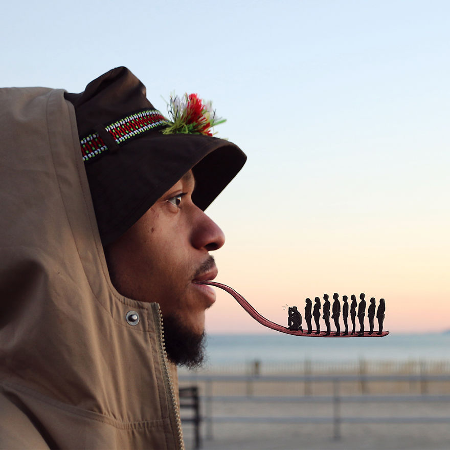 Czech Animator Adds Her Witty Illustrations To Photos Of New York 