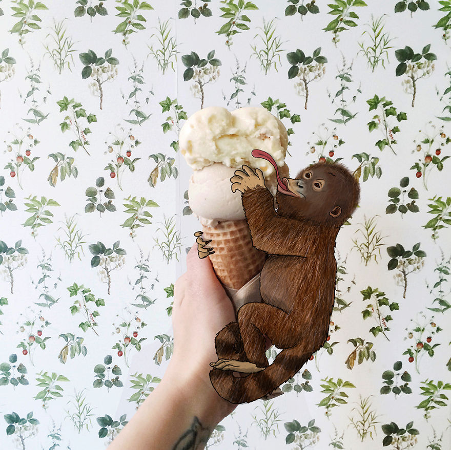 Czech Animator Adds Her Witty Illustrations To Photos Of New York 