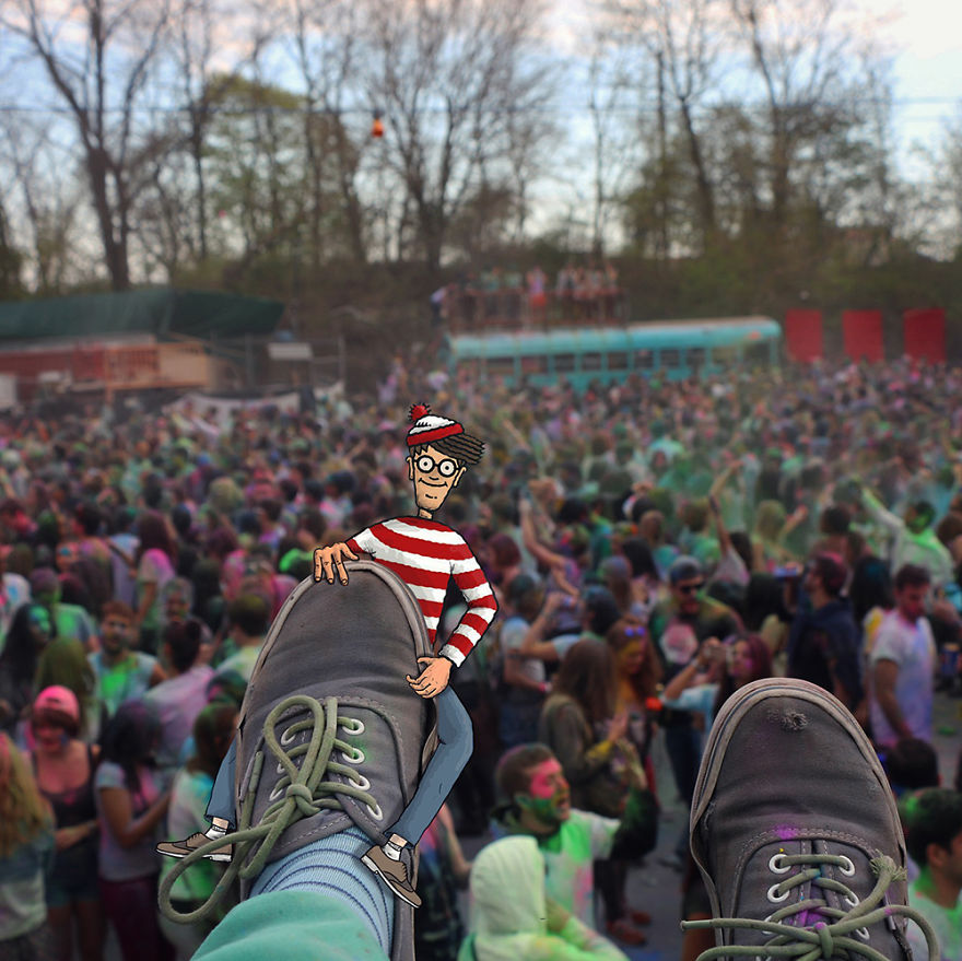 Czech Animator Adds Her Witty Illustrations To Photos Of New York Czech Animator Adds Her Witty Illustrations To Photos Of New York