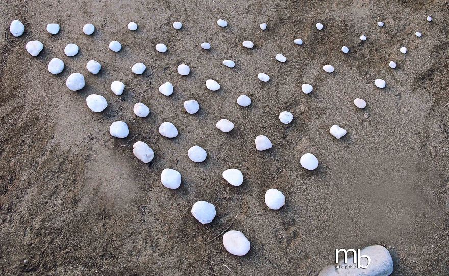 I Create Land Art That Slowly Dissolves Back Into Nature