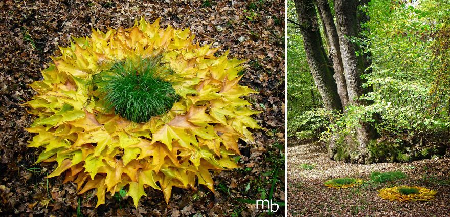 I Create Land Art That Slowly Dissolves Back Into Nature