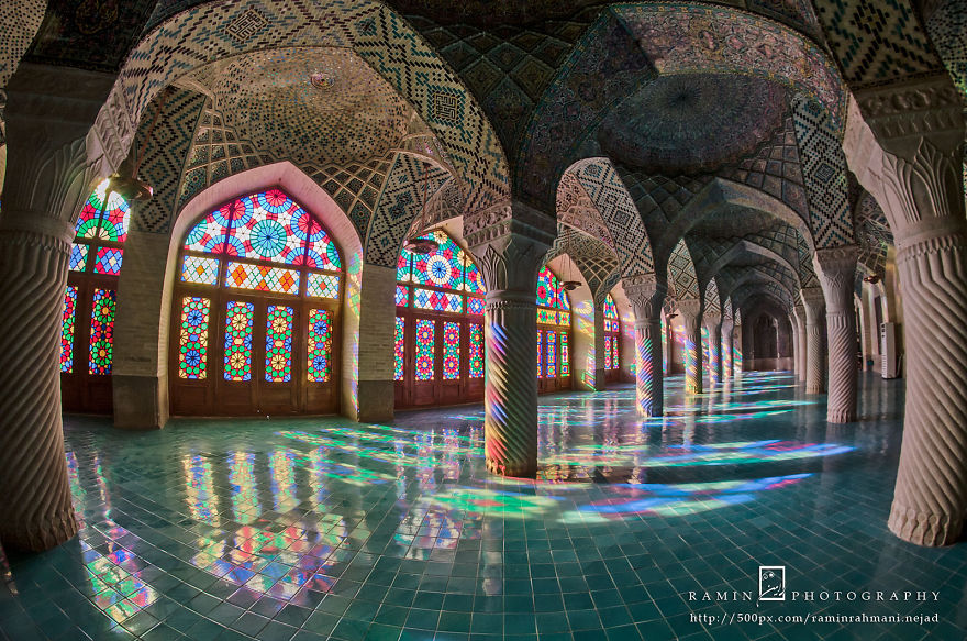 15 Amazing View Of Nasir Ol-mulk Mosque In Shiraz - Iran.