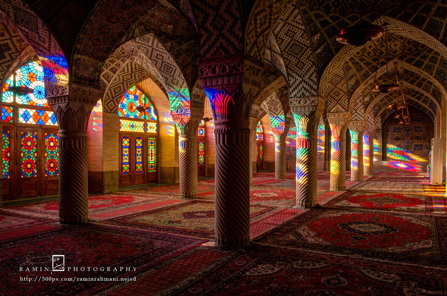 15 Amazing View Of Nasir Ol-mulk Mosque In Shiraz - Iran. 15 Amazing View Of Nasir Ol-mulk Mosque In Shiraz - Iran.