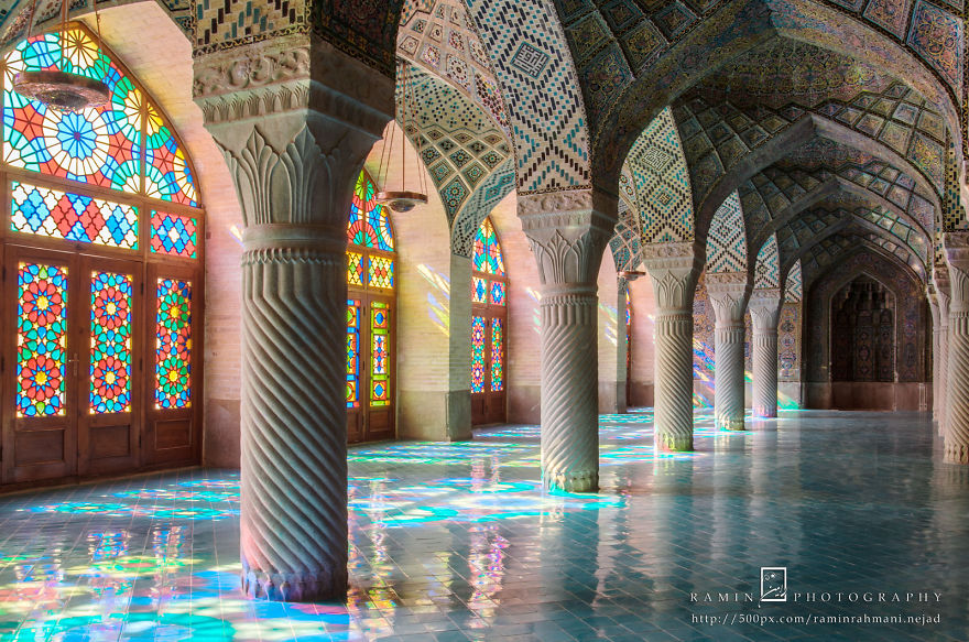15 Amazing View Of Nasir Ol-mulk Mosque In Shiraz - Iran. 15 Amazing View Of Nasir Ol-mulk Mosque In Shiraz - Iran.