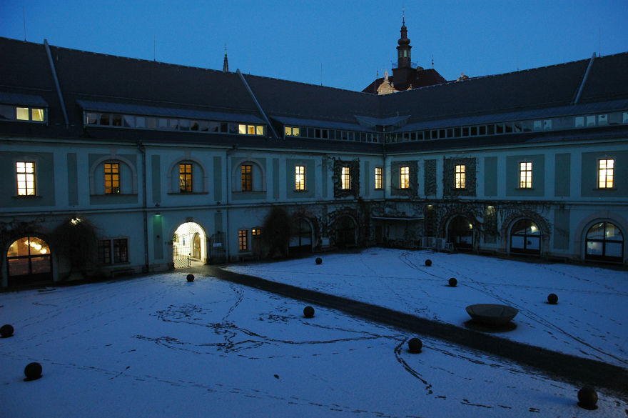 Central Library Of Palacky University, Olomouc, Czech Republic