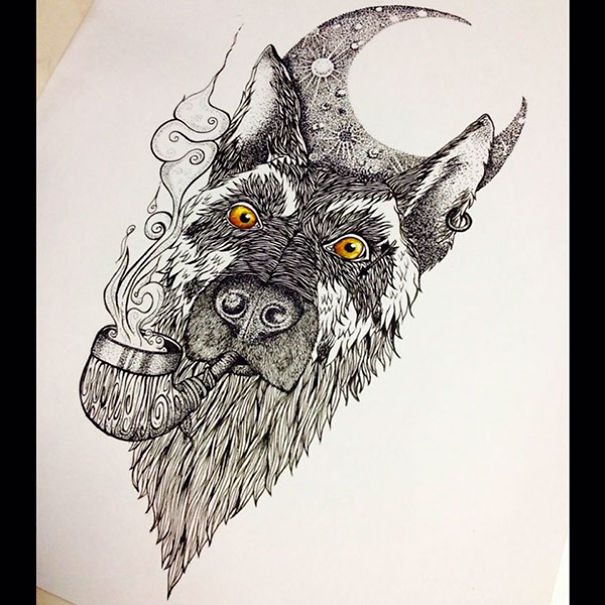 Dotswork By Hosfman Rodriguez Dotswork By Hosfman Rodriguez