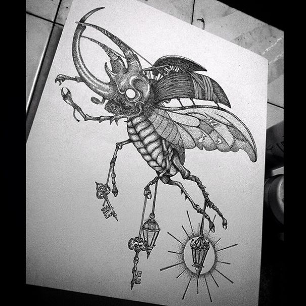 Dotswork By Hosfman Rodriguez