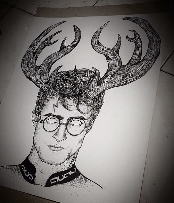 Dotswork By Hosfman Rodriguez