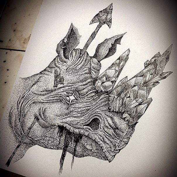 Dotswork By Hosfman Rodriguez