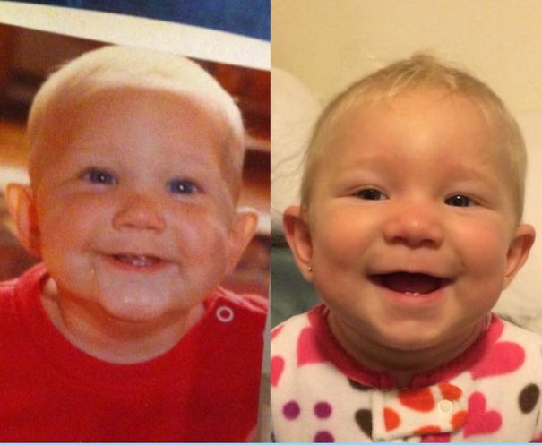 Daddy/daughter Twins!