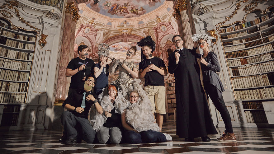 I Did A Photoshoot In A Real-Life Disney Library – Admont Abbey I Did A Photoshoot In A Real-Life Disney Library – Admont Abbey