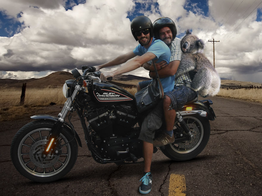 My Friend And I Traveling The World On A Harley Davidson My Friend And I Traveling The World On A Harley Davidson