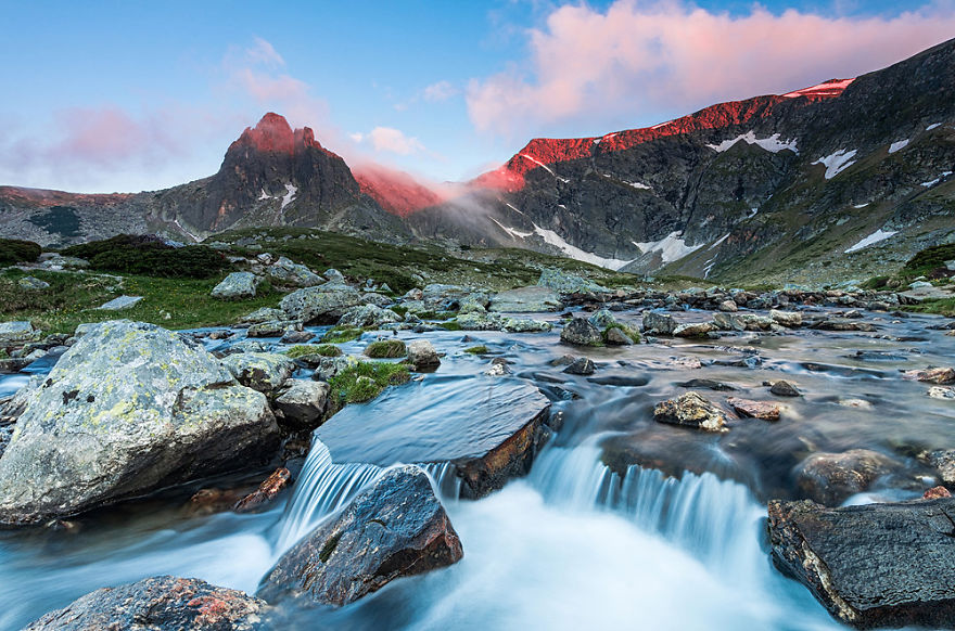 Haramiata Peak At Sunset - Nature Park Rila - Bulgaria