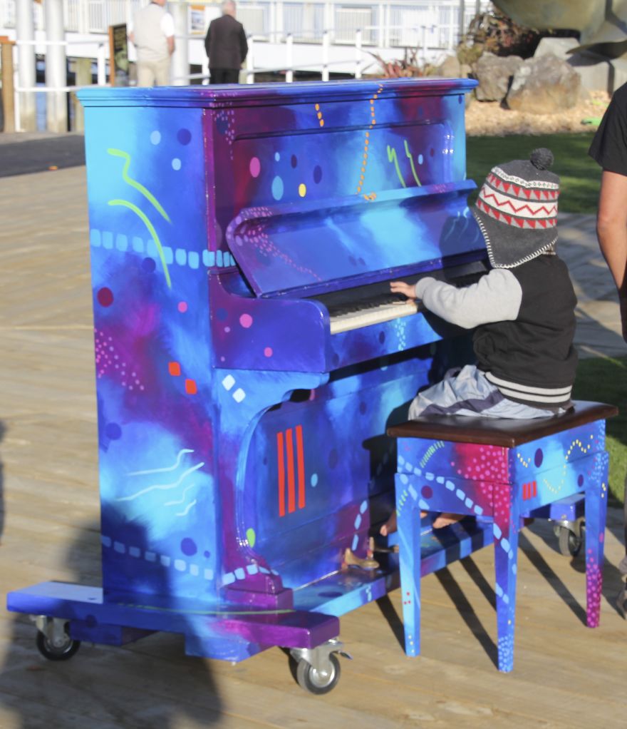 Paihia Piano, Bay Of Islands, Nz.