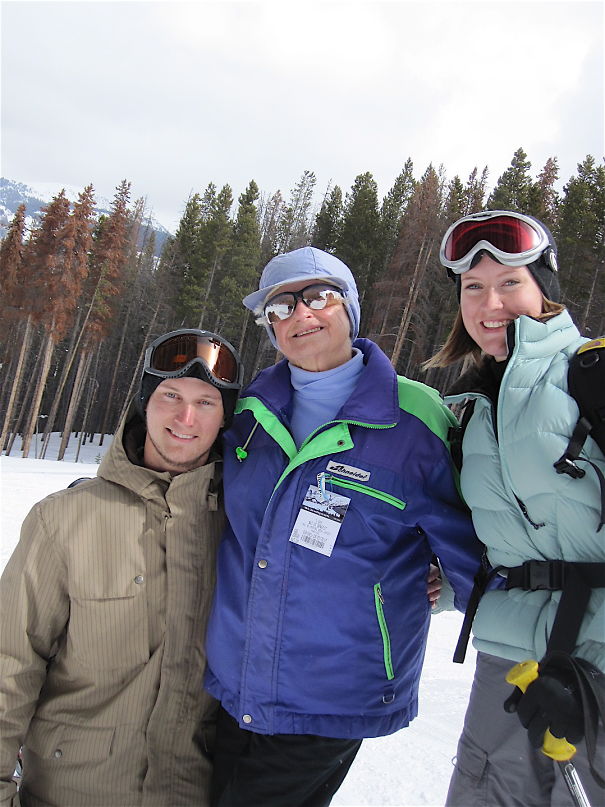 Eloise Snyder, 89, Snow Skiing.