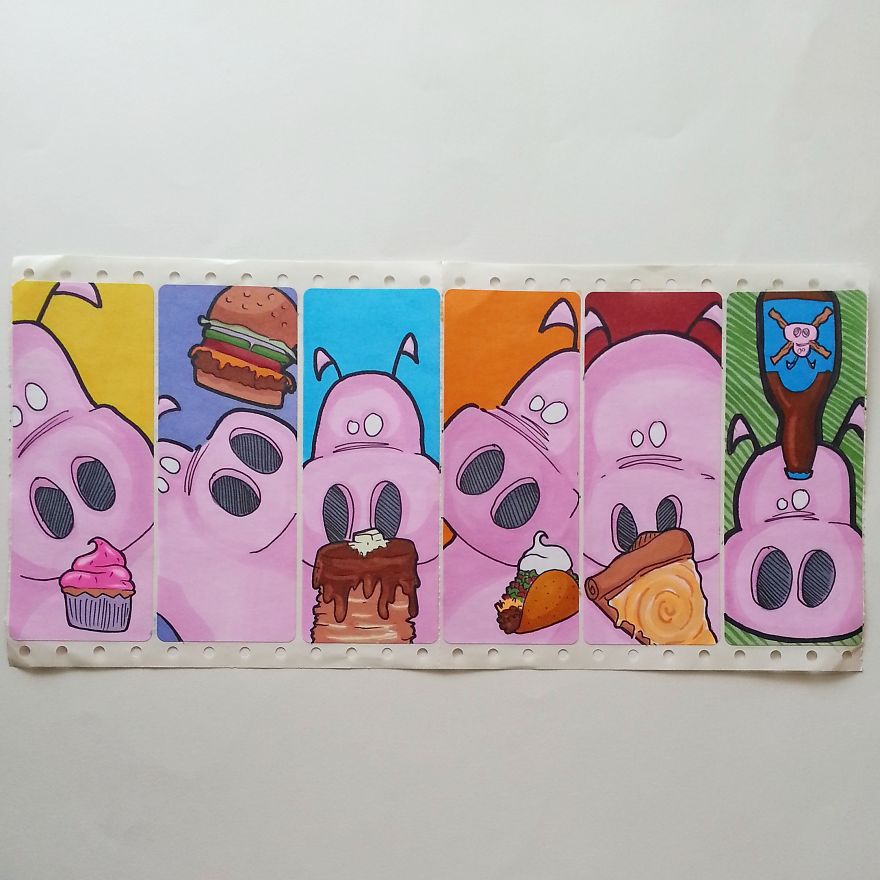 I Draw Cute Food Stickers With Pens And Markers I Draw Cute Food Stickers With Pens And Markers