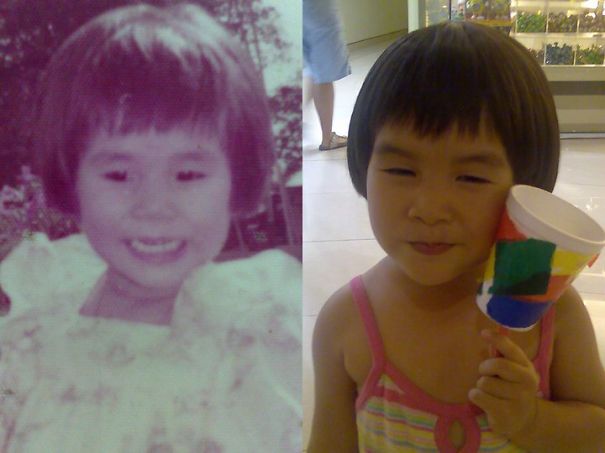 Mother & Daughter, Aged 3