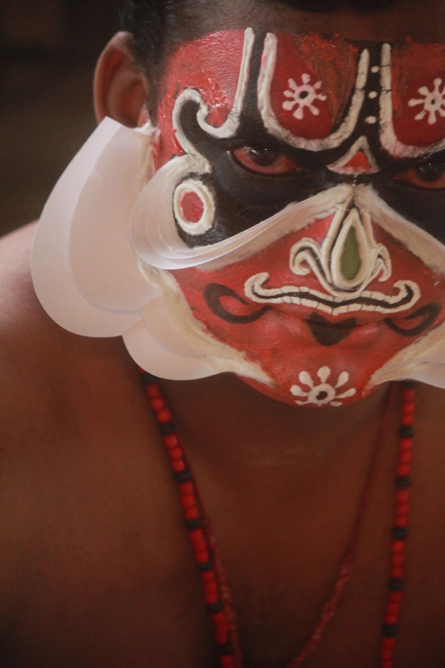 Kathakali Dancer From Kerela