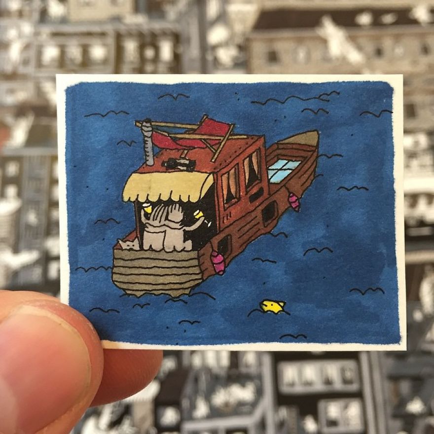 I Spent Over 150 Hours Drawing Each Of These Intricate Cityscapes I Spent Over 150 Hours Drawing Each Of These Intricate Cityscapes