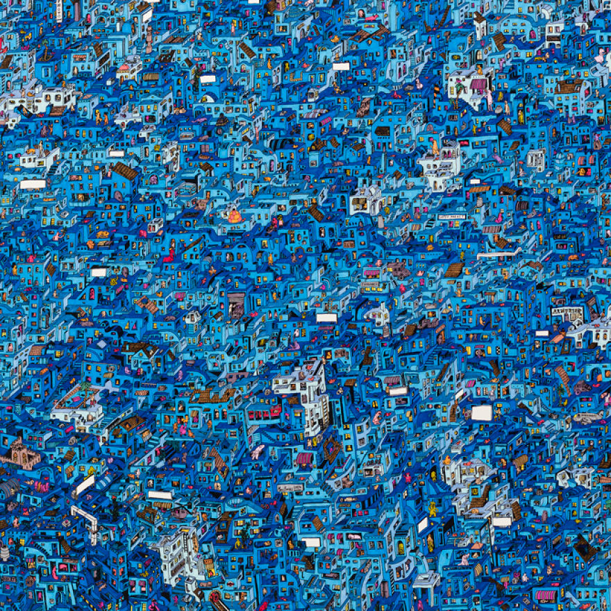 I Spent Over 150 Hours Drawing Each Of These Intricate Cityscapes I Spent Over 150 Hours Drawing Each Of These Intricate Cityscapes