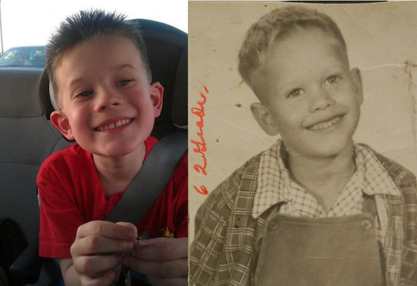 Grandson And Grandpa