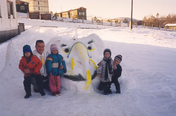 Snow Elephant In Ukraine