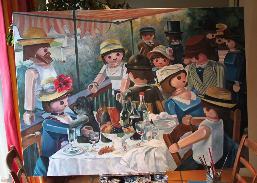 I Reimagine Famous Paintings With Playmobil Figures As Main Characters
