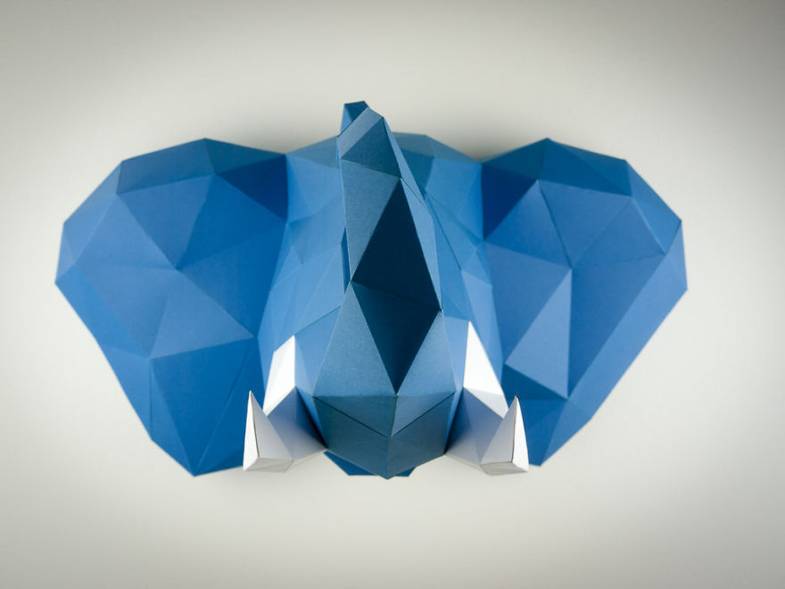 Papertrophy: Precut Paper Sculptures That You Can Print And Fold Yourself Papertrophy: Precut Paper Sculptures That You Can Print And Fold Yourself