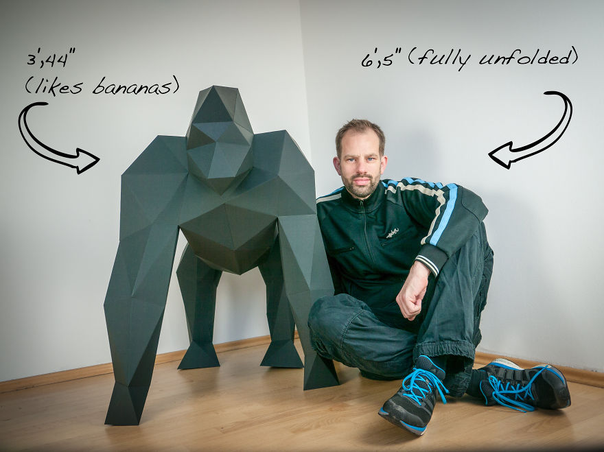 Papertrophy: Precut Paper Sculptures That You Can Print And Fold Yourself Papertrophy: Precut Paper Sculptures That You Can Print And Fold Yourself