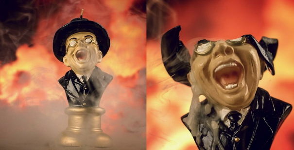 Raiders Of The Lost Ark Melting Toht Candle
