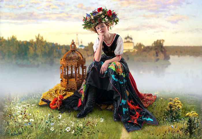 A Russian Fairytale. A Fashion Shoot With A Romantic “theatrical” Style.