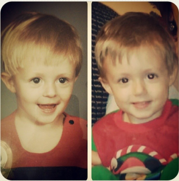 Father & Son At Same Age.