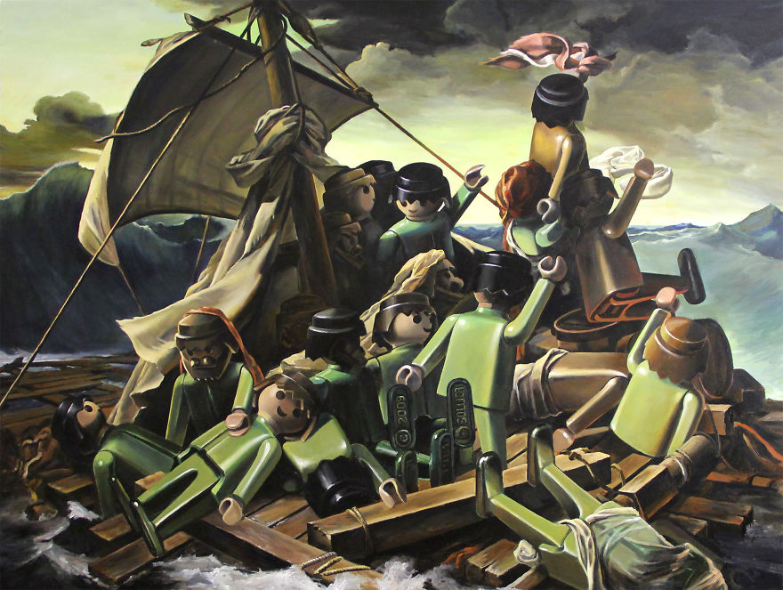 I Reimagine Famous Paintings With Playmobil Figures As Main Characters